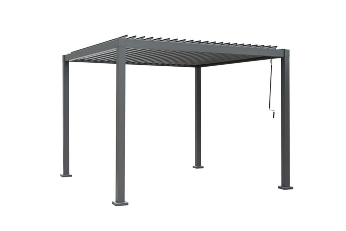 Pergola m/justerbart tag 3 x 3 meter - Sunlife®